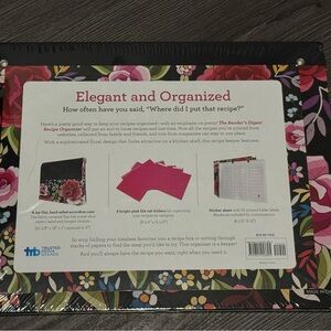 Floral Recipe Organizer by Readers Digest
